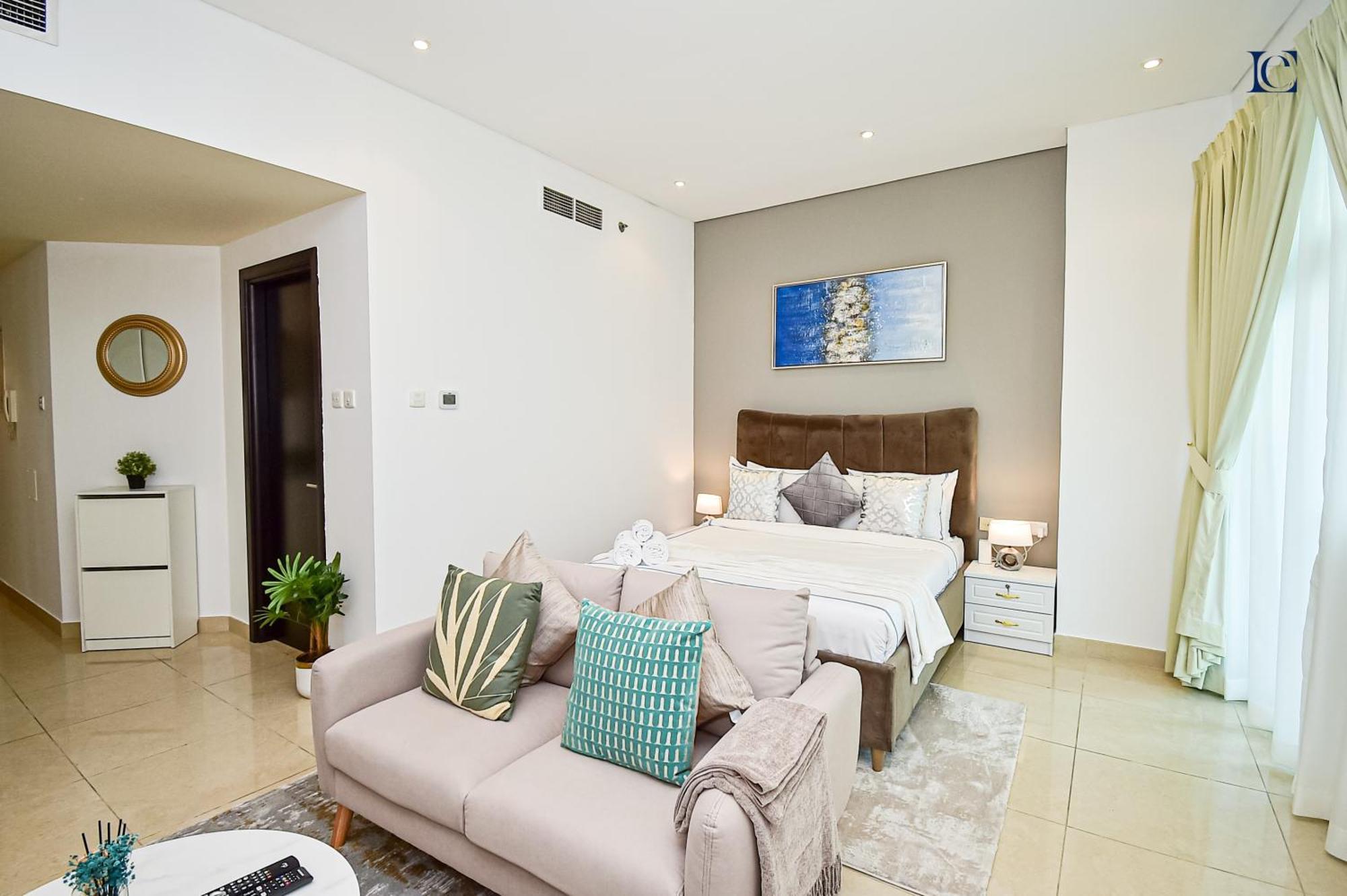 Luxury Escapes - Budget Studio With Balcony, Yacht Bay Marina Dubai Eksteriør bilde