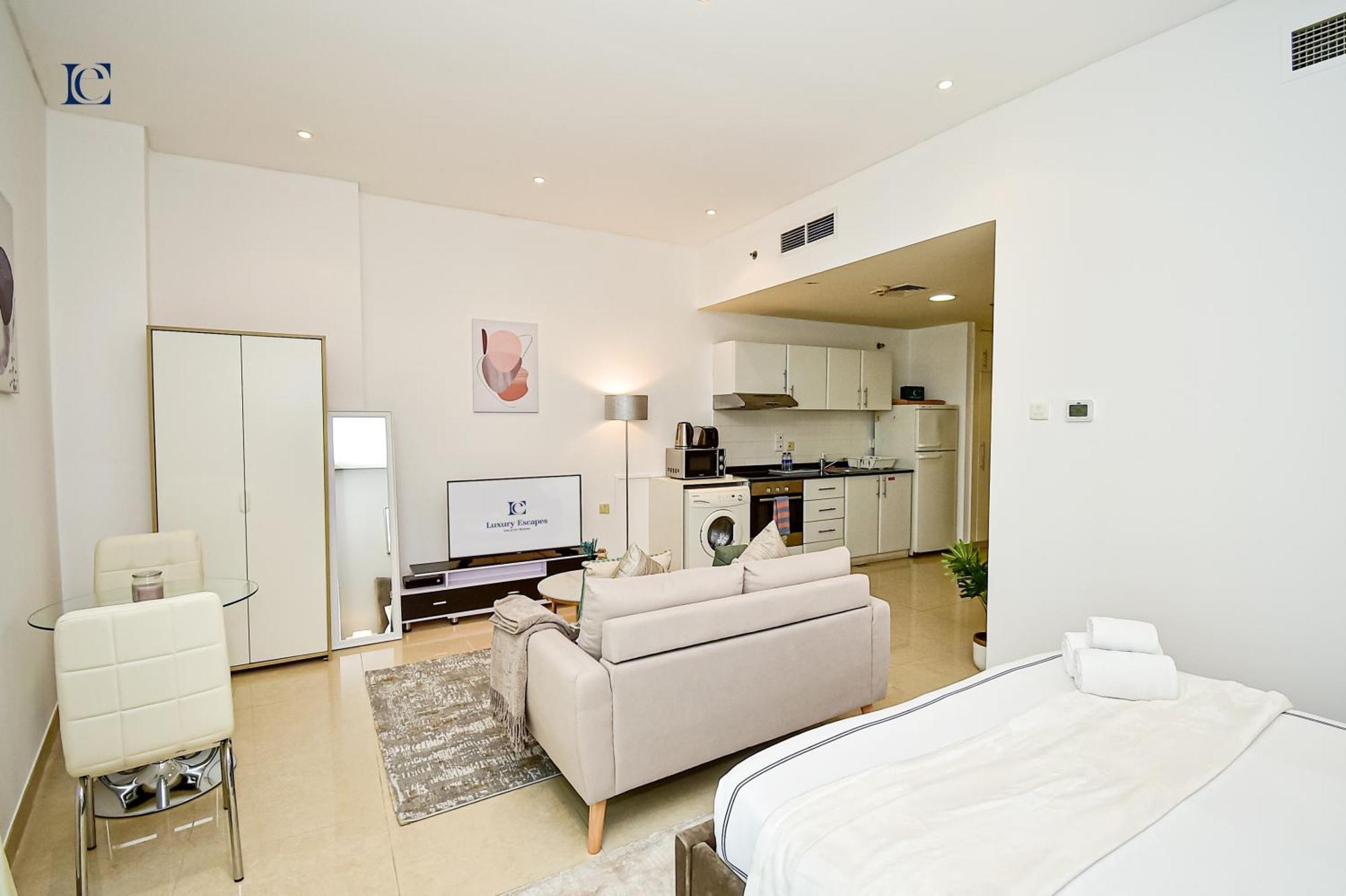 Luxury Escapes - Budget Studio With Balcony, Yacht Bay Marina Dubai Eksteriør bilde
